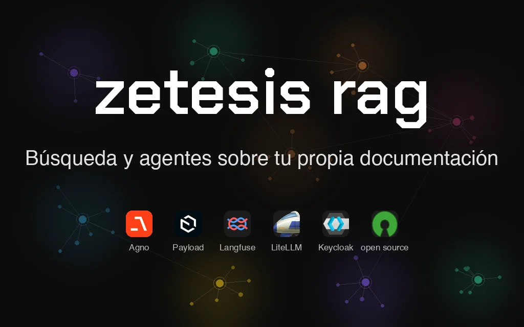 zetesis rag — Búsqueda y agentes sobre tu propia documentación